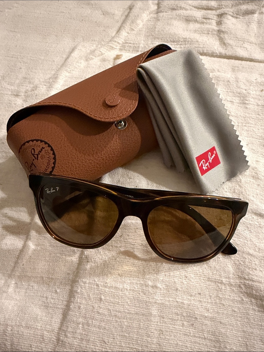 Ray-Ban Brown and Black Classic Wayfarer Sunglasses